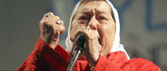 Hebe de Bonafini, titular de la asociación Madres de Plaza de Mayo