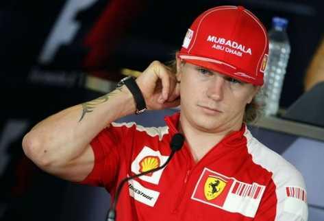 El piloto finlandés Kimi Raikkonen