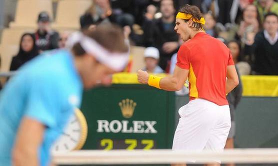 Juan Martín Del Potro jugó un gran partido pero cayó con Rafael Nadal, y de esta manera España ganó la Copa Davis