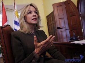 María Emma Mejía, secretaria general de Unasur. Foto: Agencia Andes.