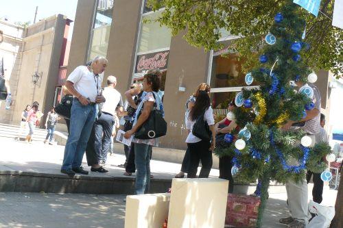 SADOP con arbolito de navidad en la UNSTA