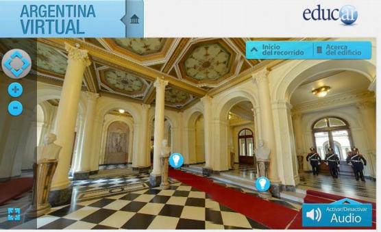 Un nuevo portal educativo que contiene recorridos virtuales por edificios históricos y emblemáticos de la Argentina