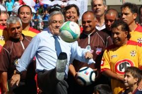 Piñera en el nuevo Estadio Fiscal de Talca