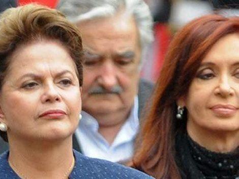 Dilma, Cristina y Mujica 