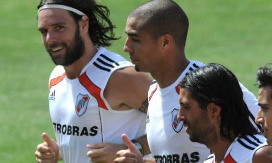 David Trezeguet, entrena con sus compañeros