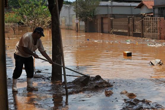 Intensas llluvias castigan al sur del Brasil