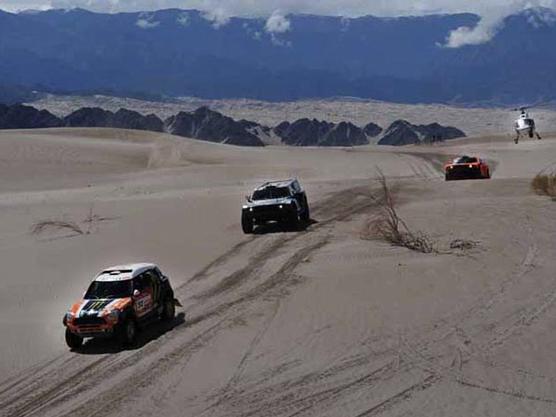 Una caravana en etapa tranquila