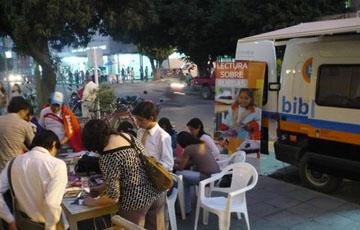 El bibliomóvil en Tucumán