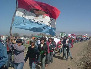 El Movimiento Campesino de Santiago del Estero (Mocase) denunció ayer amenazas a productores criollos e indígenas