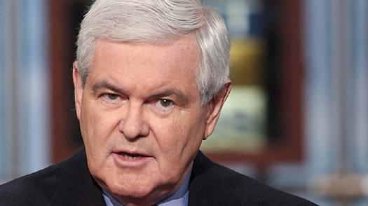 El aspirante a la nominación republicana Newt Gingrich