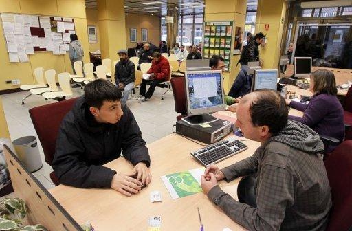 Una oficina de empleo en la ciudad de Burgos