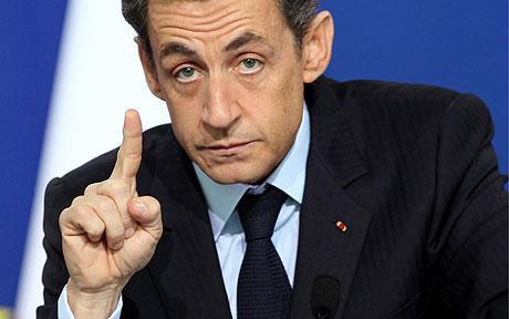  Nicolas Sarkozy, presidente frances