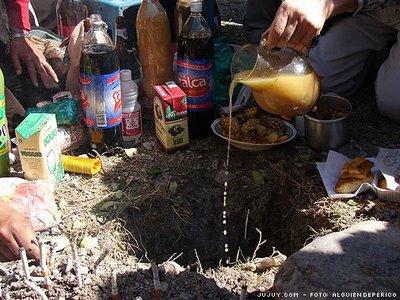 Ofrenda a la Pachama