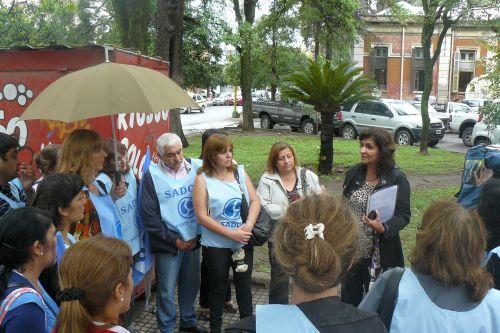 SADOP movilizado en Educación