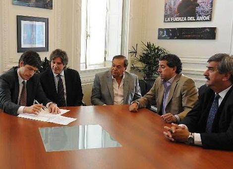 Firma del acuerdo