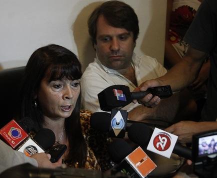 Susana Trimarco en conferencia de prensa