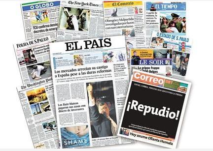 Portada de medios graficos en plena campaña