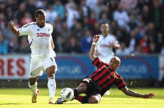 Swansea City  1 - 0 Manchester City