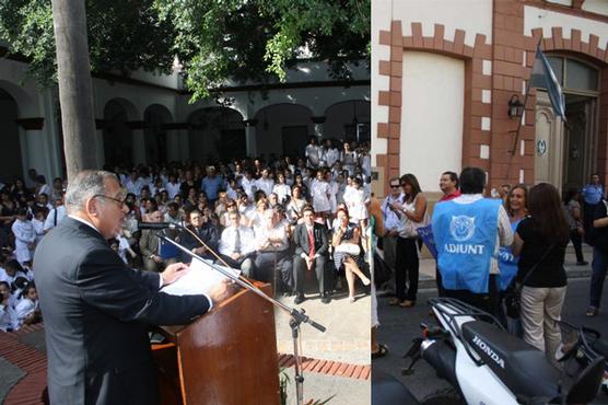 Inauguración del ciclo lectivo de las Escuelas Experimentales de la UNT, con paro