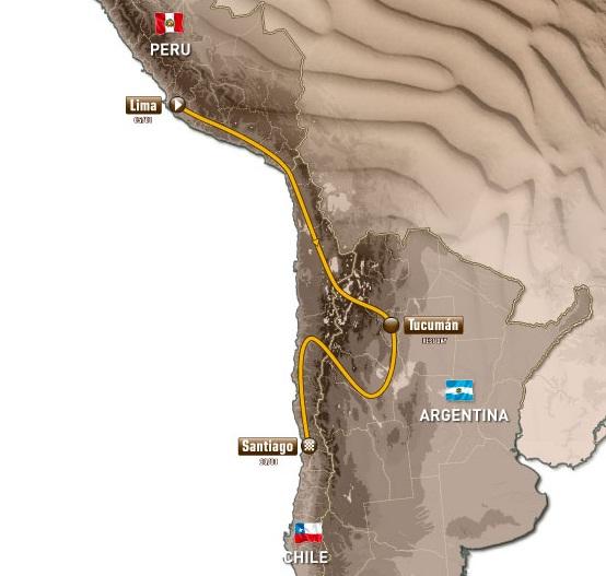 Mapa del recorrido