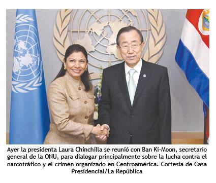 Laura Chinchilla y BanKi-Moon