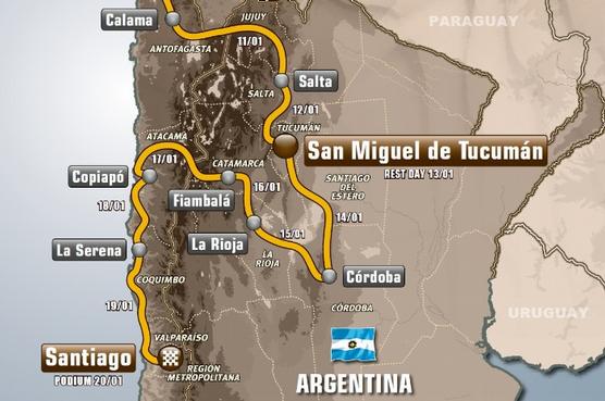 Mapa del recorrido