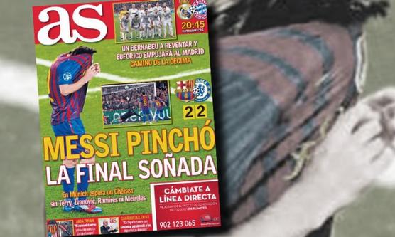 Prensa de Madrid culpa a Messi