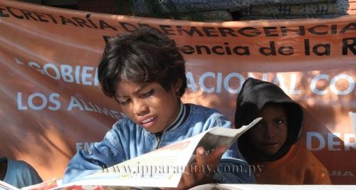 Niños paraguayos tendrán clases