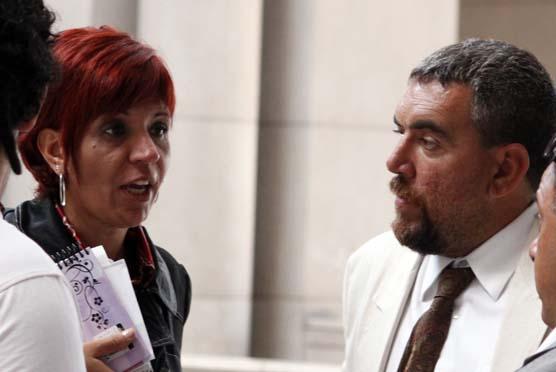 María del Jesús y Víctor Rivero, dos de los principales imputados por el secuestro de María de los Ángeles Verón