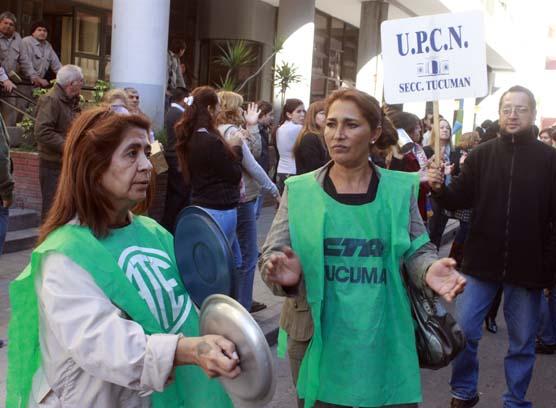 UPCN y ATE. paro en el subsidio de salud