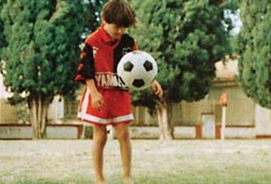 Messi , de niño