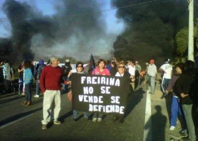 Protestas y represión en Huasco