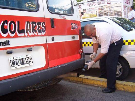 Inspección de transportes escolares