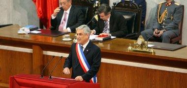 Piñera en su informe anual al Congreso