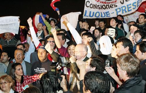 Movilizados en Asunción