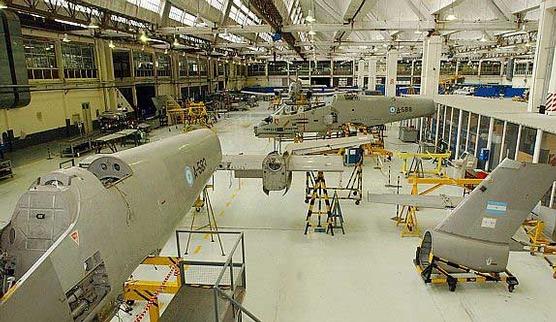 La fábrica militar de aviones en Córdoba