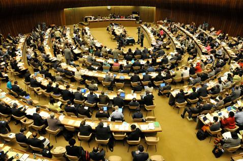 Asamblea Mundial de la Salud en Ginebra