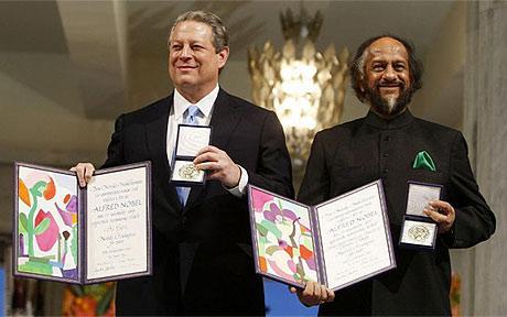 Regenda Nachuri y Al Gore reciben el Nobel