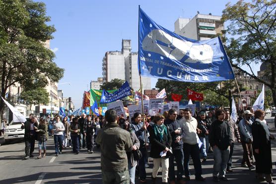 La CTA marchó en Tucumán exigiendo mejoras laborales