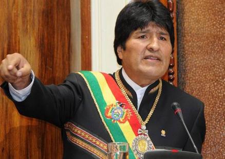 El presidente de Bolivia, Evo Morales