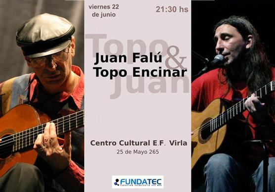 Topo Encinar y Juan Falú