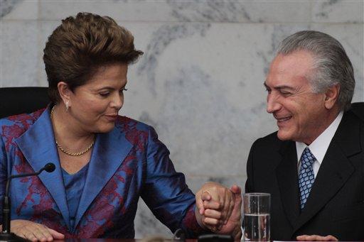 Rousseff y Michel Temer