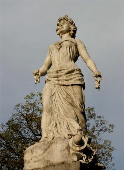 Estatua La Libertad, de Lola Mora