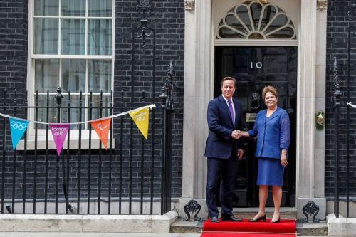 Rousseff y Cameron, ayer en Londres