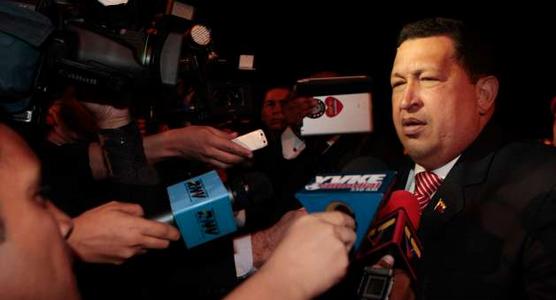 Chavez llega a Brasilia anoche