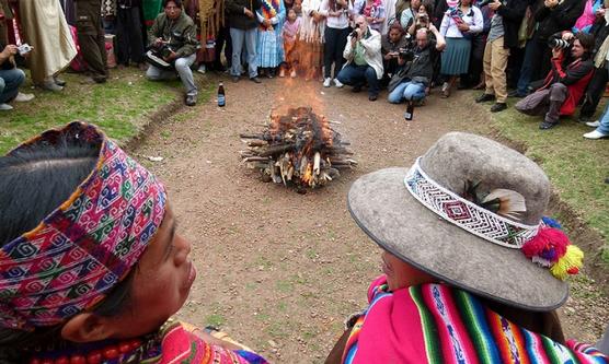 Los festejos por la Pachamama