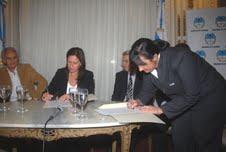 Firma del convenio