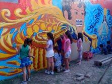 Mural en homenaje al Bicentenario