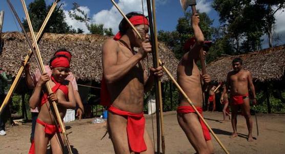 Integrante de la etnia yanomami