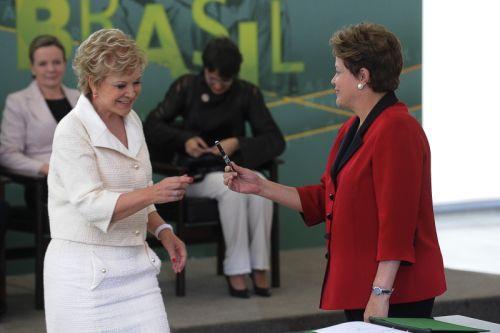 Rousseff en juramento de Marta Suplicy